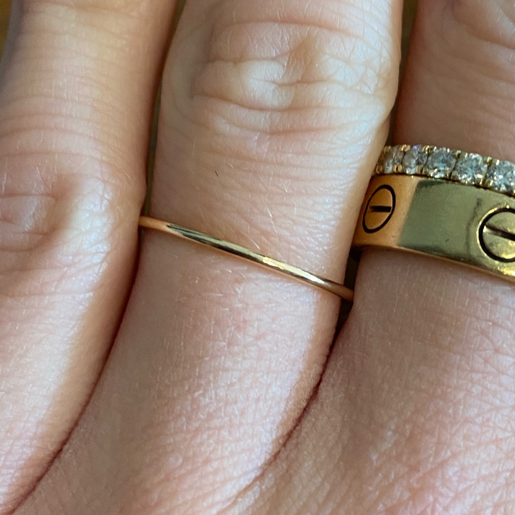 Gold Stackable Ring 14 Karat